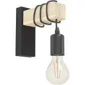 Eglo wandlamp Townshend zwart 10W
