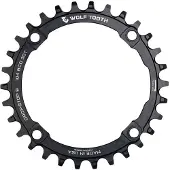 Wolf Tooth 104 BCD Drop-Stop B 9/10/11/12 Speed Zwart Kettingblad || Maat: 30