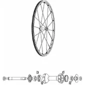 Mavic R-sys Front Spaken 9 Eenheden