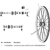 Sram Roam 50 Voorwielas