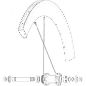 Mavic Kit 2 Front/rear Comete Pro Carbon Ust Spaken