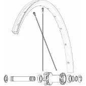 Mavic Front Ebm Allroad S Racefietsvelg