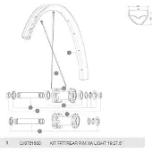 Mavic Xa Light 19 Velg