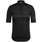Rapha Brevet Lightweight Jersey Black Herenstrui met korte mouwen || Maat: M