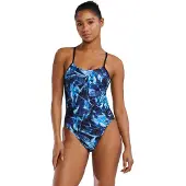 Tyr Cutoutfit - Durafast Elite - Reflecta Swimsuit Blauw 26 Vrouw