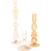 Furnilux Kandelaar aurora set van 3 peach