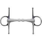 Feeling Flexi Straight Full Cheek Snaffle Zilver 13.5 cm