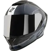 Bogotto Phantom Combo Carbon Zwart Wit Blauw Integraalhelm Maat M