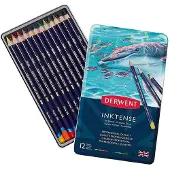 Derwent Metallic Box Inktense Pencil 12 Units Veelkleurig Kinderen