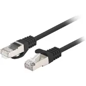 Lanberg PCF6-10CC-0025-BK, 0,25 meter, Cat6, F/UTP (FTP), RJ-45, RJ-45, zwart