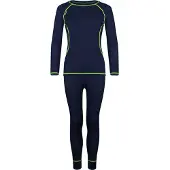TROLLKIDS - Kid's Merino Baselayer Set - Merino-ondergoed 128, blauw