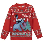 Disney Knitted Christmas Stitch Trui