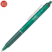 Pilot Pen FriXion Ballpen 0.7mm Clicker – Doos van 12 stuks - Groen