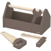 Flexa Toy Tool Box Zilver Kinderen