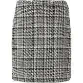 Comma Rok taupe / grijs / zwart