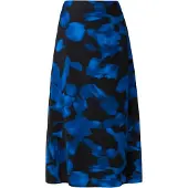 Comma Rok blauw / zwart