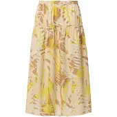 Comma Rok beige / crème / geel