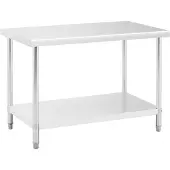 Royal Catering RVS werktafel - ECO - 120 x 70 cm - 250 kg -