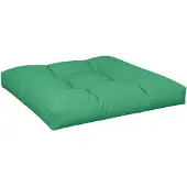 vidaXL Palletkussen 80x80x12 cm stof groen