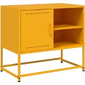 vidaXL Tv-meubel 100,5x39x60,5 cm staal antracietkleurig
