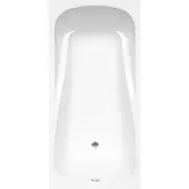 Nemo Spring Sereno inbouwbad - 180x85x43cm - acryl - afvoer D52 - wit 20002934