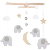 Jabadabado Mobile Elephant Goud