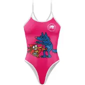 Otso Kukuxumusu F*ck You! Swimsuit Roze L Vrouw
