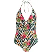 Barts Kinka Halter Swimsuit Zwart L Vrouw