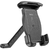 Hoco - Telefoonhouder Motor Spiegel - Tot 7 Inch - Verstelbaar - Zwart