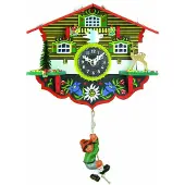 Trenkle - 55_SQ_Bergbeklimmer - Wandklok - kwarts - Miniatur-Uhr