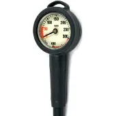 Metalsub Pressure Gauge 400 Bar Zwart