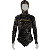Epsealon Lotus 5 Mm Woman Spearfishing Jacket Zwart XL Vrouw