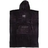Ocean & Earth Corp Hooded Poncho Zwart