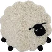 Bloomingville Dolly vloerkleed 84x84 cm Wit