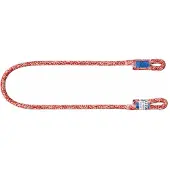 BEAL Volcano 8 Mm Touw Rood,Wit 70 cm