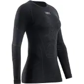 X-Bionic - Women's Symbio Merino Shirt L/S - Merino-ondergoed M, zwart