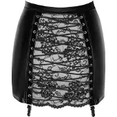 Noir Handmade Vrouwen, Rokken, Rots, Zwart, (M)