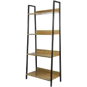 Erro Boekenkast - Boekenrek - 60x30x140 cm - Bruin Zwart