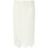 Comma Skirts White Maat: 36 | Midi Rokken Outlet | Dames | Wit