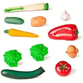 Miniland Vegetables 11 Units Transparant Kinderen