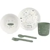 Miniland Frog Tableware Transparant Kinderen