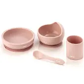 Jane Silicone Dinner Dishes Roze
