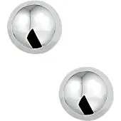 The Jewelry Collection Oorknoppen Bol - Zilver