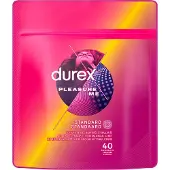 Durex - Condooms - Pleasure me 40st x2 - Voordeelverpakking