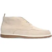 Manfield Beige suède veterboots | Maat 45