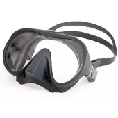 OMS Tribe Ultra Clear Diving Mask Zwart