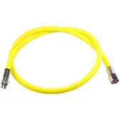Metalsub Regulator Flex Male 1/2´´ Unf Hose Geel 76 cm