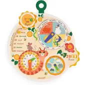 Janod Time Wheel Oranje Kinderen
