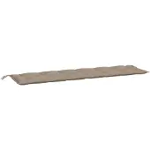 vidaXL Tuinbankkussen 200x50x7 cm oxford stof taupe
