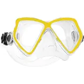 SCUBAPRO Mini Vu Diving Mask Geel Kinderen